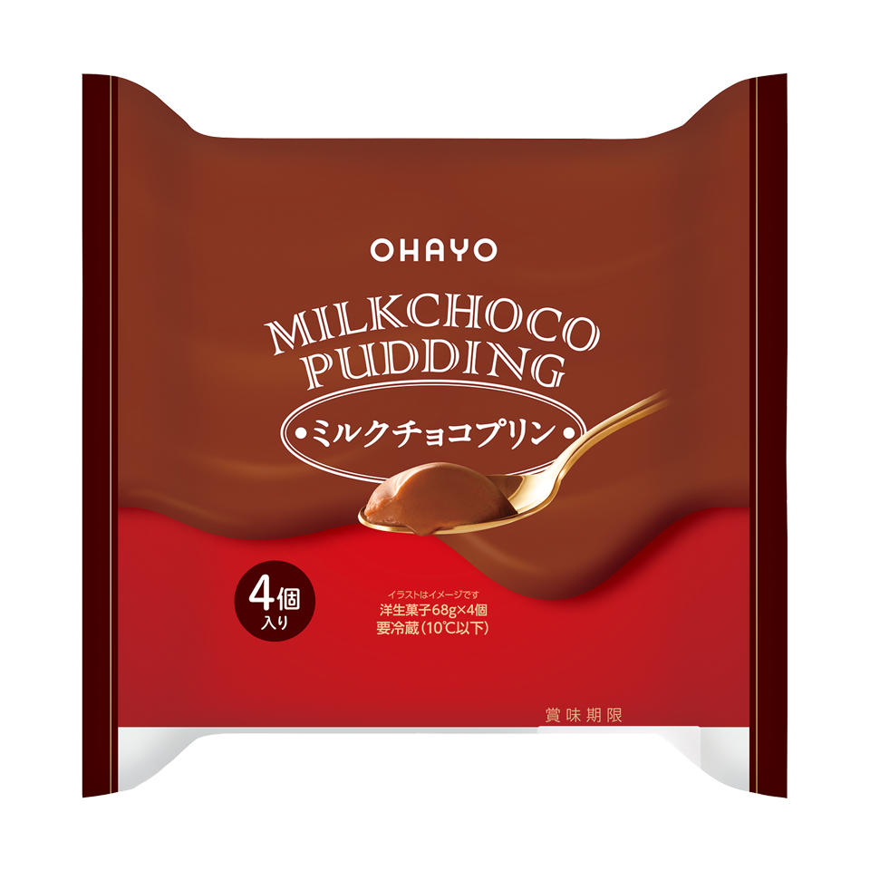 MILK CHOCO PUDDING　ミルクチョコプリン