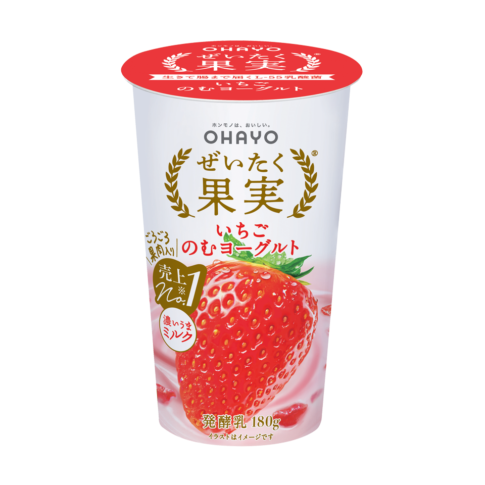 Zeitaku Kajitsu-Strawberry Drink Type Yogurt