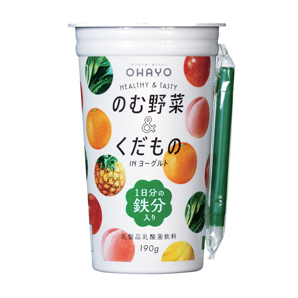 のむ野菜 くだものinヨーグルト 飲むヨーグルト オハヨー乳業株式会社