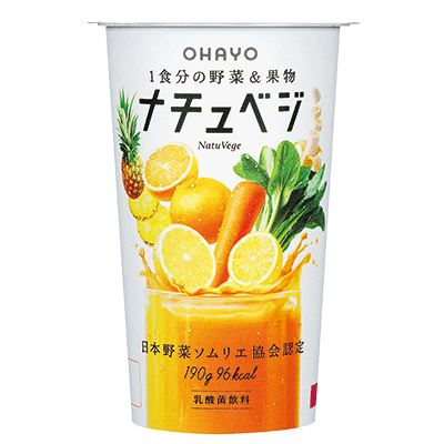 オハヨー乳業と日本野菜ソムリエ協会が共同開発 スムージー 1食分の野菜 果物 ナチュベジ を発売 オハヨー乳業株式会社