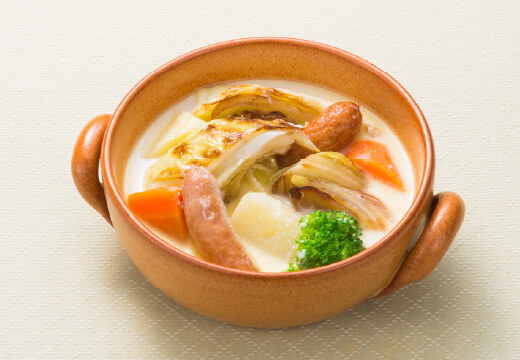 牛乳で味わいマイルドご馳走ミルクポトフ