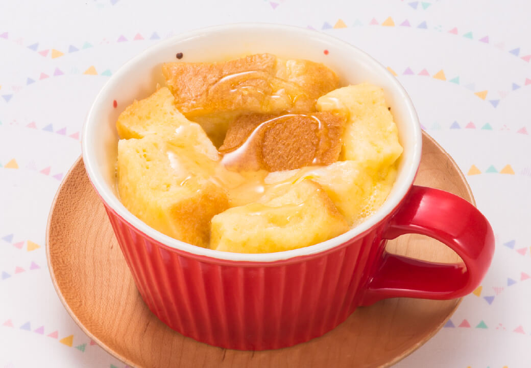 レンジで簡単しかもカワイイカップフレンチトースト