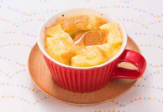 レンジで簡単しかもカワイイカップフレンチトースト