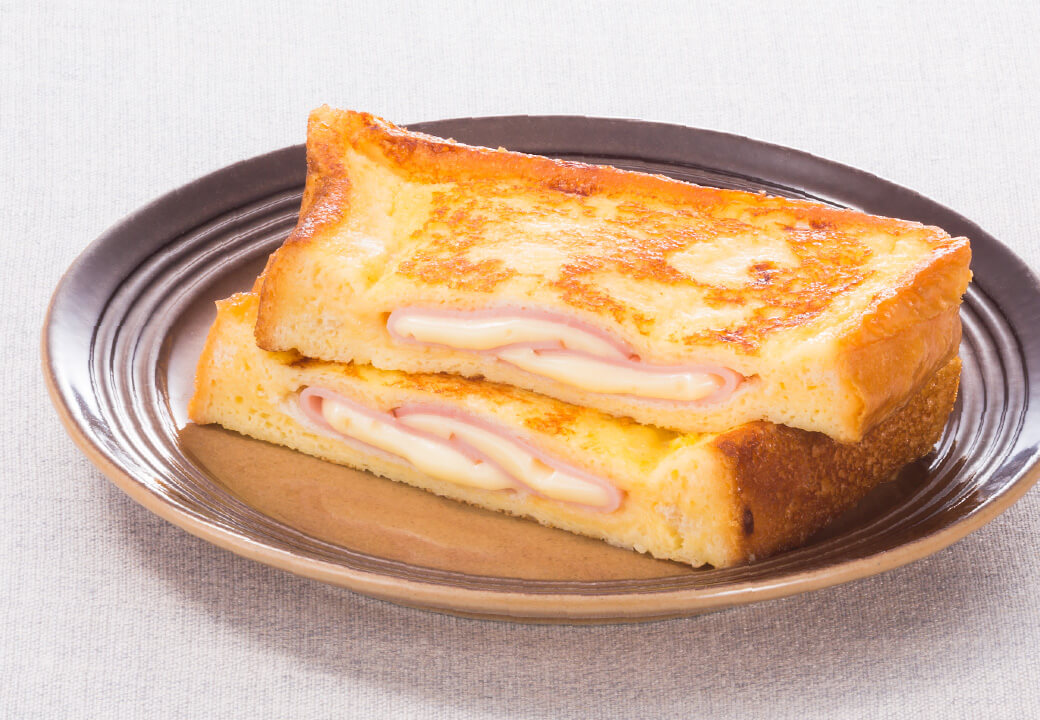 牛乳とチーズの贅沢ハーモニーハムチーズフレンチ