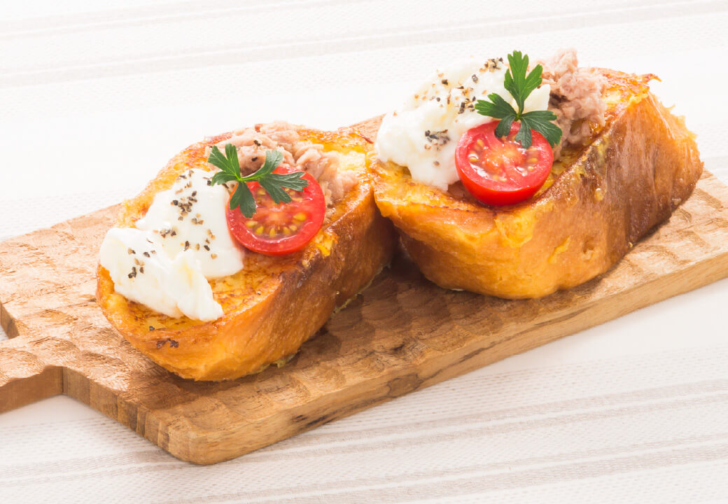 トッピングで食卓はなやぐフレンチオープンサンド