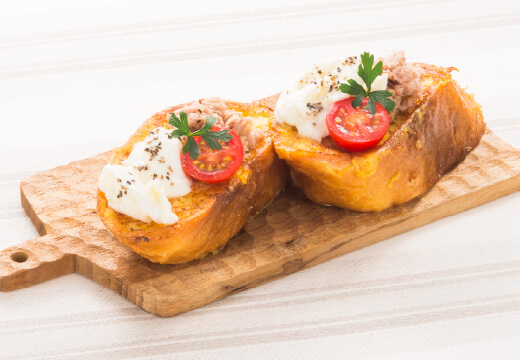 トッピングで食卓はなやぐフレンチオープンサンド