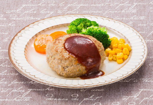 牛乳屋のとっておき肉料理ミルクやわらかハンバーグ